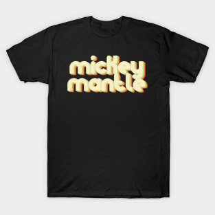 vintage color mickey mantle T-Shirt